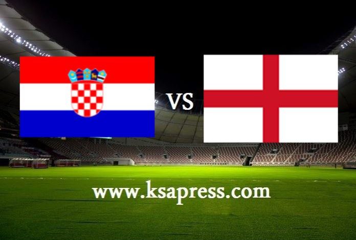 مباراة كرواتيا وإنجلترا