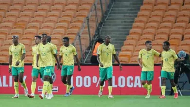 صورة بمشاركة بيرسي تاو.. جنوب أفريقيا تسقط أمام رواندا بتصفيات كأس العالم